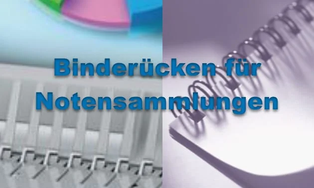 Notenblätter zu Notenheften zusammenfassen