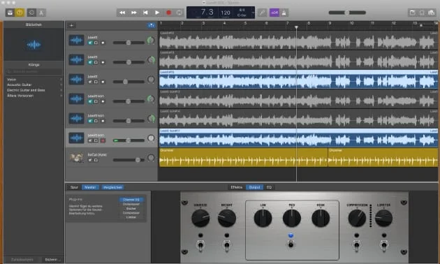 Stage Piano aufnehmen