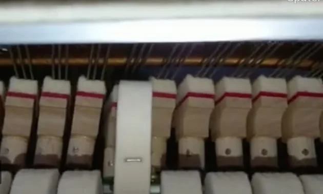 Der Hammer erreicht die Saite nicht