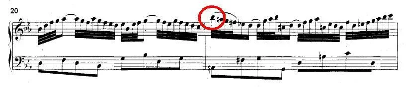 Bach - Partita Nr. 2 (1. Satz, T. 20-21).webp