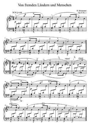 Von fremden Menschen und Ländern Fingersatz.webp