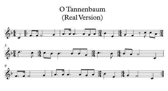 O Tannenbaum (Real Version).jpg