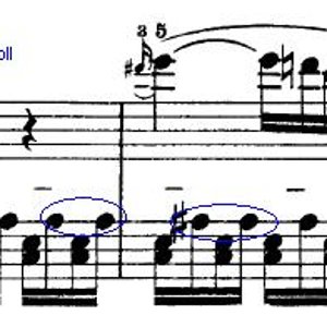 Waldsteinsonate, Modulation durch chromatische Rückung a-Fis-H.JPG