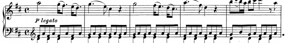 Mozart, Rondo D-Dur.PNG