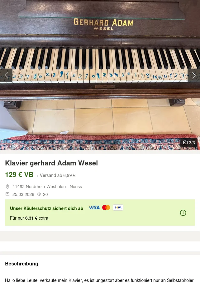Screenshot 2026-03-25 at 13-00-50 Klavier gerhard Adam Wesel in Nordrhein-Westfalen - Neuss k...webp